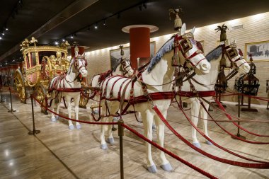 Savaş arabası Papa. İtalya, Roma, Vatikan - 19 Şubat 2015: KDV