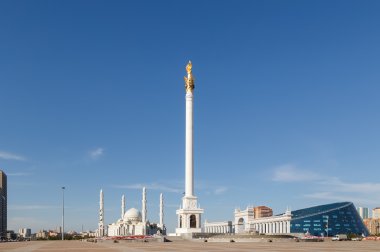 Kazak eli Stella. Kazakistan bağımsız sembolü. Astana