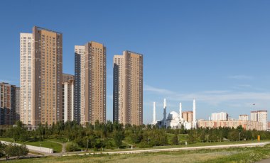 Hazreti Sultan Camii. Astana, Kazakistan