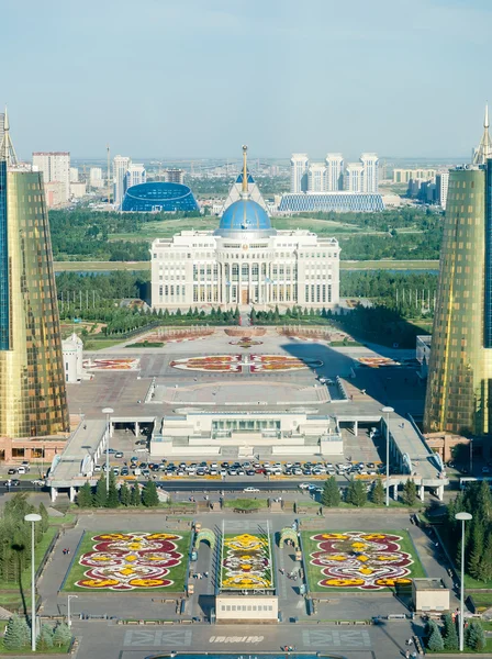 Vista general de la nueva Astana. Palacio "Akorda". Kazajstán —  Fotos de Stock