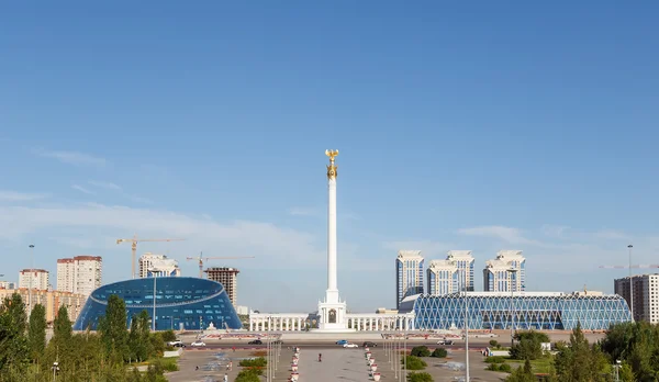 Kazak eli Stella. Símbolo independiente de Kazajstán. Astana. — Foto de Stock