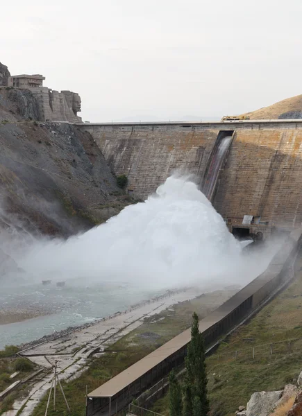 Kirov reservoar dam — Stockfoto