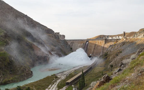 Kirov reservoar dam — Stockfoto