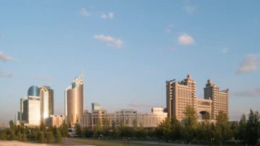 astana, Kazakistan gün batımı