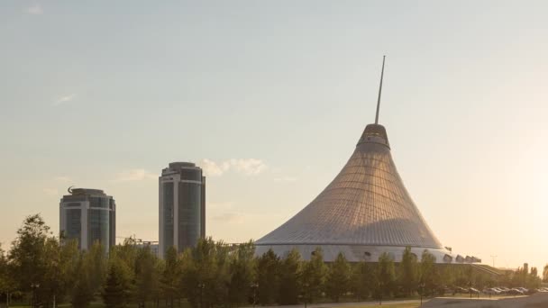 Het winkelcentrum in Astana — Stockvideo