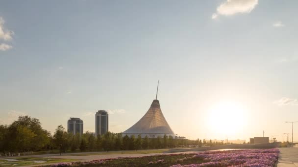 El centro comercial en Astana — Vídeo de stock