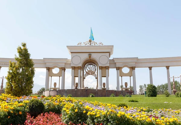 Almaty, Kazakhstan - August 28, 2016: The park of the first Pres — Stock Photo, Image