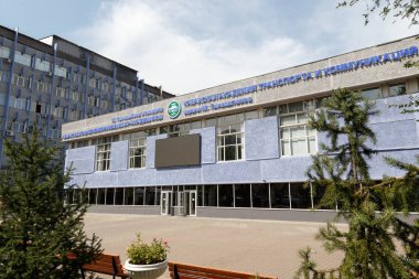 Almatı, Kazakistan - 29 Ağustos 2016: Tran kazak Akademisi