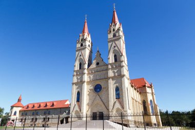 Karaganda, Kazakistan - 1 Eylül 2016: Roma - Katolik cath