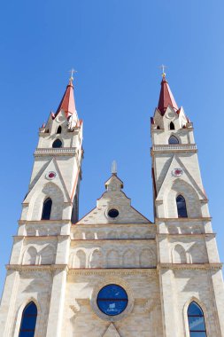 Karaganda, Kazakistan - 1 Eylül 2016: Roma - Katolik cath