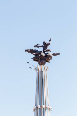 Karaganda, Kazakistan - 1 Eylül 2016: Anıt Suyunshi