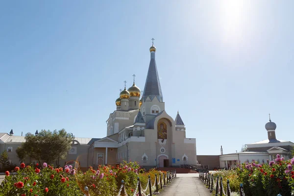 Vvedensky Cathedral parish of the Diocese of Astana and Almaty. — Stock Photo, Image