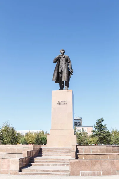 Qarağandı, Kazachstan--1 September 2016: Sätbajev Qanysj Imant — Stockfoto