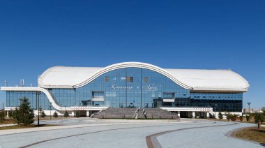 Karaganda, Kazakistan - 1 Eylül 2016: Karaganda Aren
