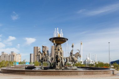 Astana, Kazakistan - 3 Eylül 2016: Nati Çeşmede