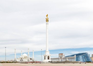 Astana, Kazakistan - 3 Eylül 2016: Kazakistan'ın alan
