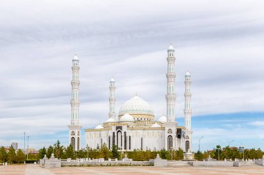 Astana, Kazakistan - 3 Eylül 2016: Hazreti Sultan Camii 