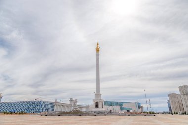 Astana, Kazakistan - 3 Eylül 2016: Kazakistan'ın alan