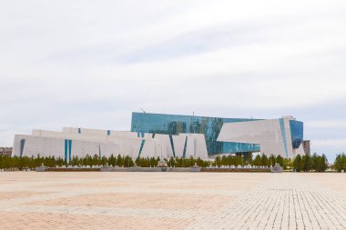 Astana, Kazakistan - 3 Eylül 2016: Natsionalnay Müzesi o