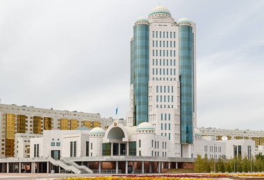 Astana, Kazakistan - 3 Eylül 2016: Parl bina