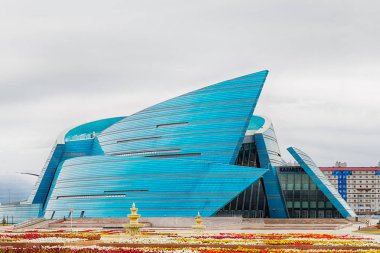 Astana, Kazakistan - 3 Eylül 2016: Merkezi konser salonu