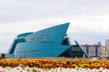 Astana, Kazakistan - 3 Eylül 2016: Merkezi konser salonu