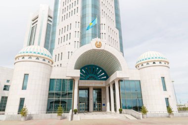 Astana, Kazakistan - 3 Eylül 2016: Parl bina