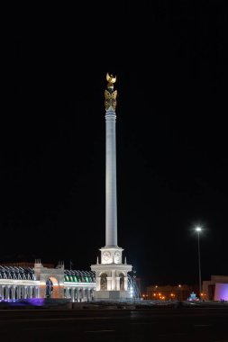 Astana, Kazakistan - 3 Eylül 2016: Kazakistan'ın alan