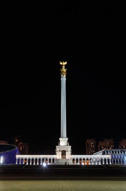 Astana, Kazakistan - 3 Eylül 2016: Kazakistan'ın alan