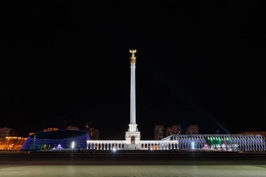 Astana, Kazakistan - 3 Eylül 2016: Kazakistan'ın alan