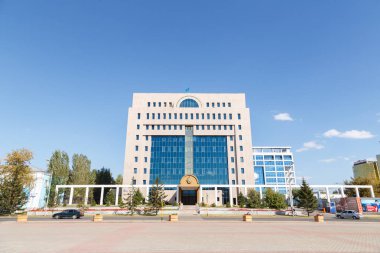 Astana, Kazakistan - 4 Eylül 2016: Merkez seçim Com