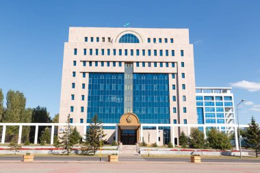 Astana, Kazakistan - 4 Eylül 2016: Merkez seçim Com
