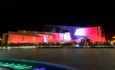 Astana, Kazakistan - 4 Eylül 2016: Natsionalnay Müzesi t