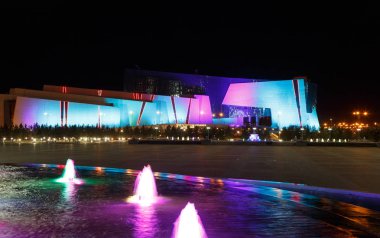 Astana, Kazakistan - 4 Eylül 2016: Natsionalnay Müzesi t