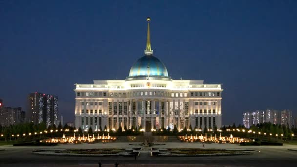Президентский дворец Акорды — стоковое видео