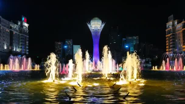 Baiterek - luogo centrale della nuova Astana — Video Stock