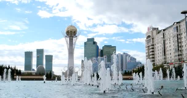 Baiterek - Astana Merkez noktası — Stok video