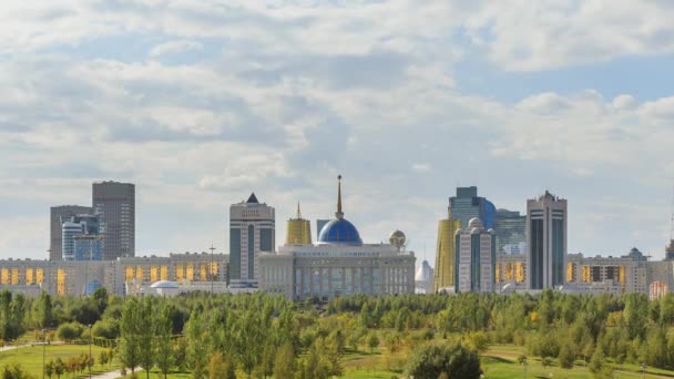 Az új Astana Akorda palotája — Stock videók