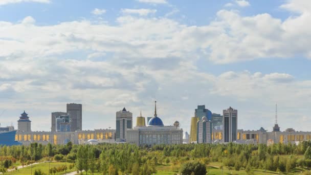 Akorda Paleis van de nieuwe Astana — Stockvideo