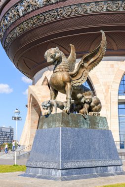 Rusya, Kazan - 19 Ağustos 2017: Dashi Namdakova 