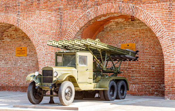 Russia, Nizhny Novgorod - August 21, 2017: Museum of military eq