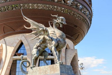 Rusya, Kazan - 19 Ağustos 2017: Dashi Namdakova 