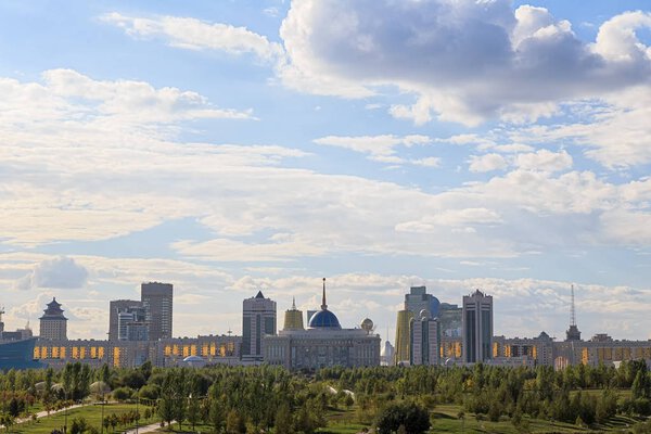 Астана, Казахстан - 6 сентября 2016 года: Президентский дворец Акор
