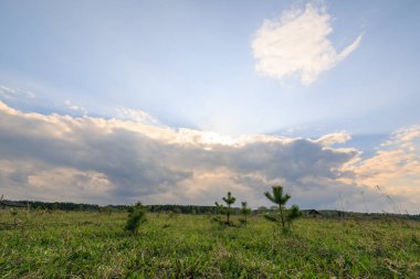 Gökyüzüne yağmur sonra temizlenir