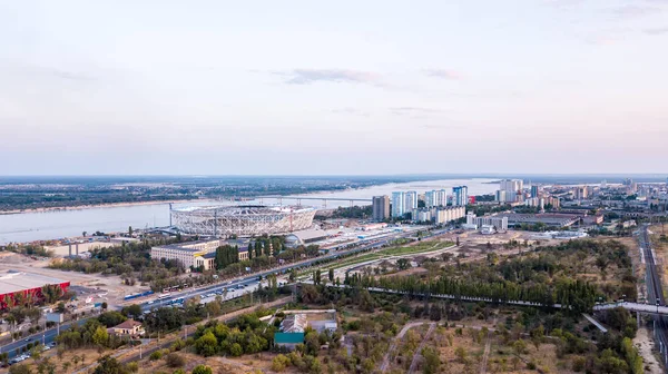 Ryssland, Volgograd - 28 augusti 2017: Stadion för världen C — Stockfoto