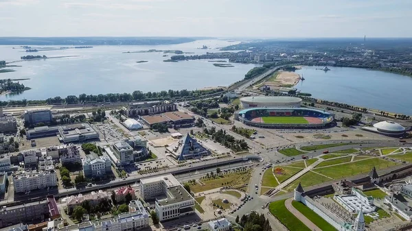 Panoramisch uitzicht op Kazan, Rusland — Stockfoto