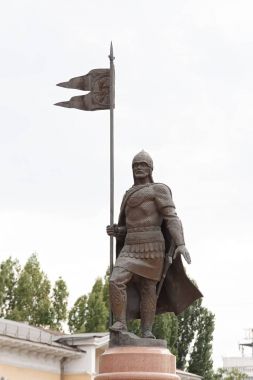 Rusya, Volgograd - 28 Ağustos 2017: Alexander Nevsk anıt