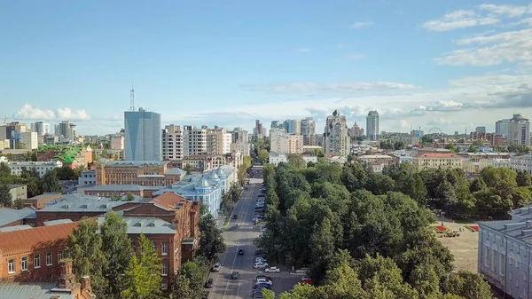 Rusya 'nın Perm kentinin panoramik görüntüsü 