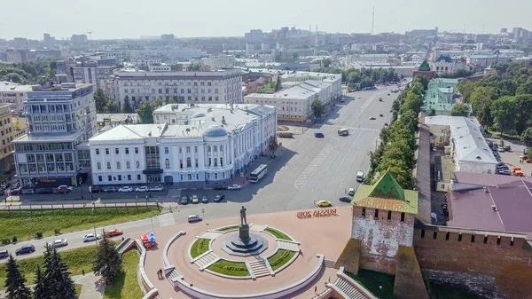 Rusia, Nizhny Novgorod - 21 de agosto de 2017: Escalera de Chkalov — Foto de Stock