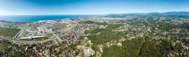 Rusya, Sochi - 03 Eylül 2017: Büyük Panoraması Olimpiyat 